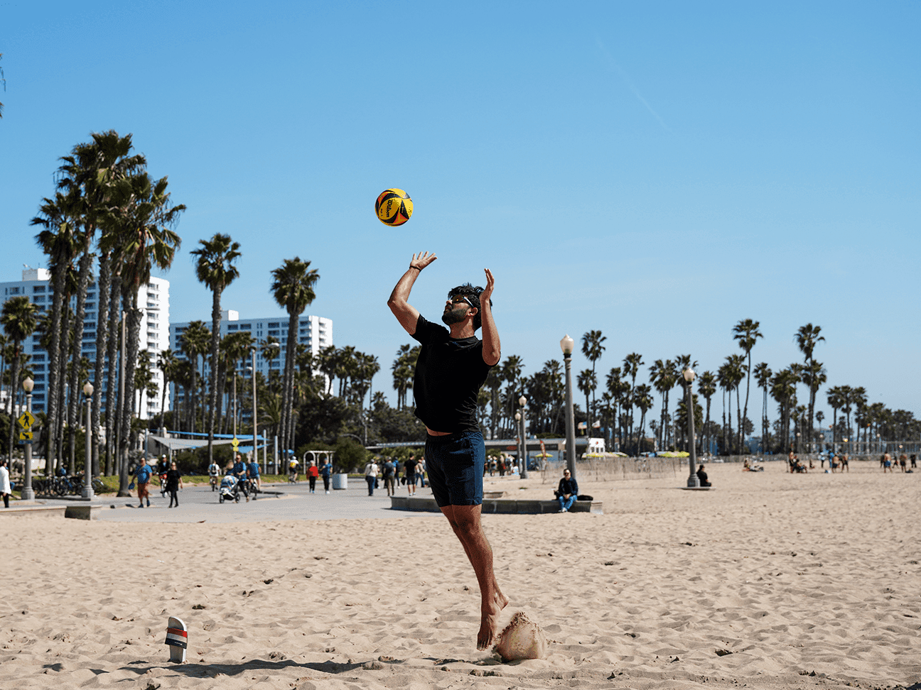 A Saturday morning of league play at Ocean Park, Santa Monica